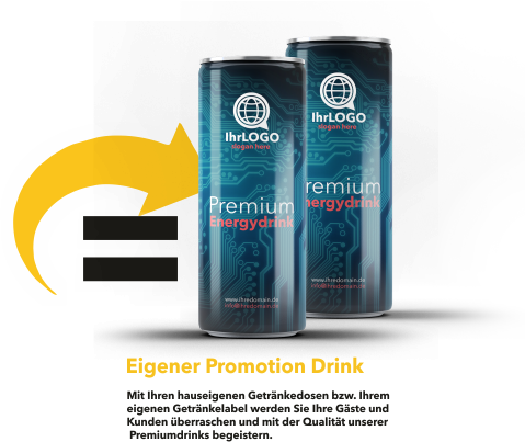 energy drink mit eigenem label